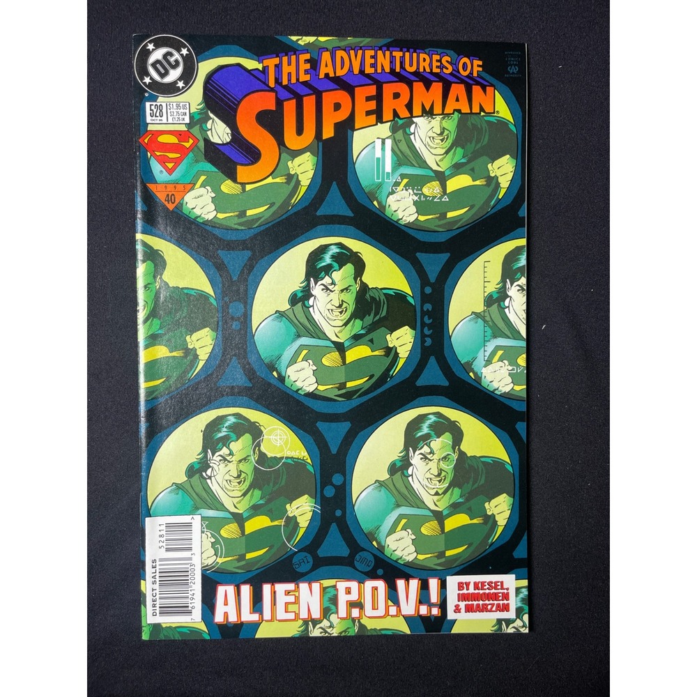 Theโ Adventures of Superman Comic Book Issue 528 DC Comics 1995 Alien POV